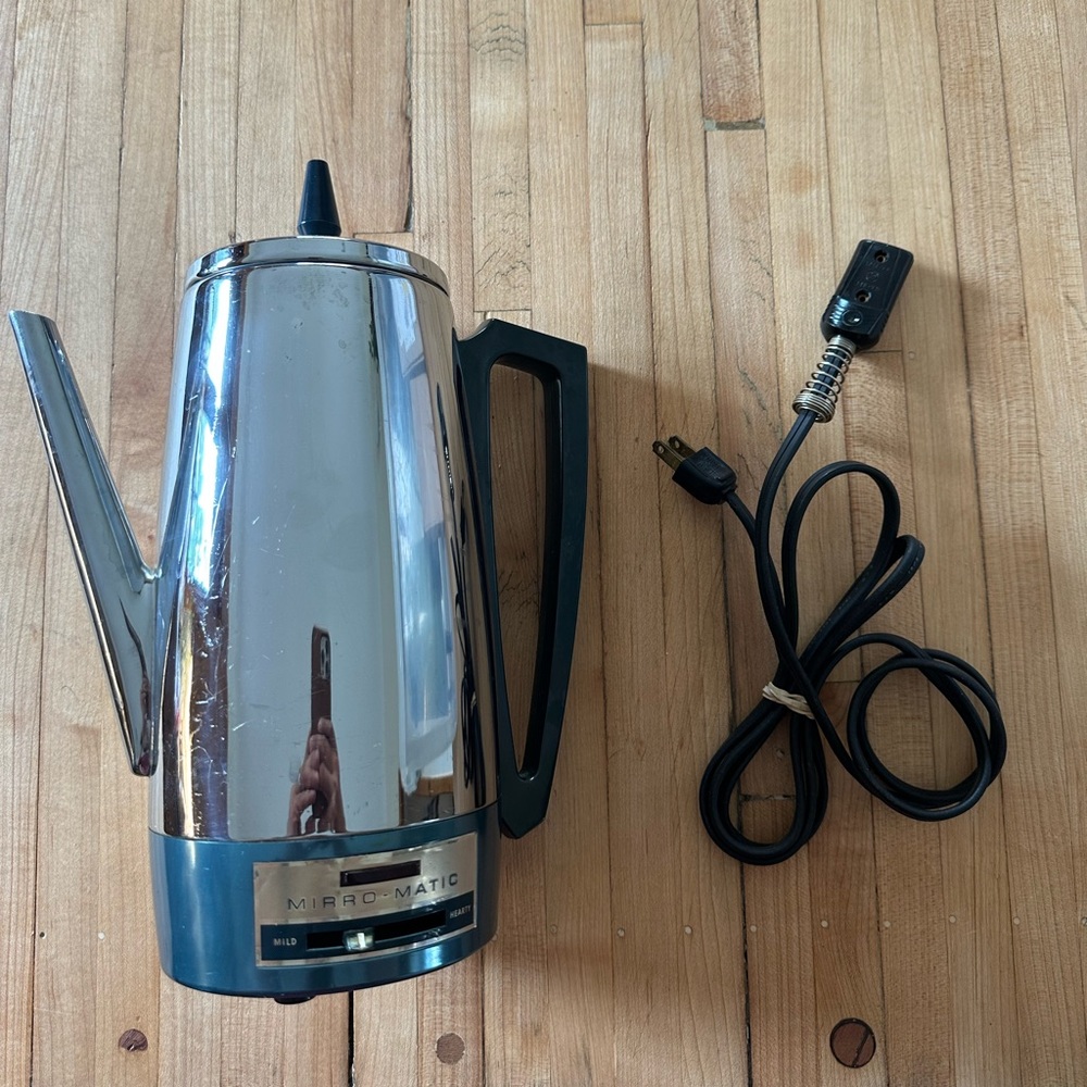 Mirro Matic 10 cup coffee percolator